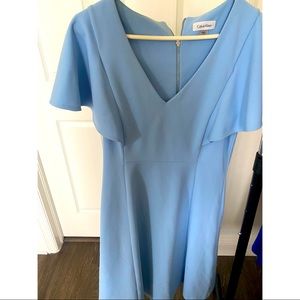 Baby blue Calvin Klein dress